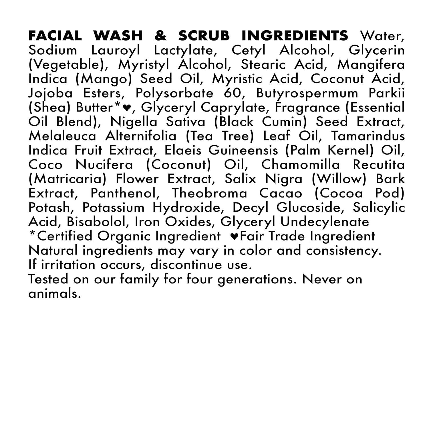 imageSheaMoisture African Black Soap Scrub ampamp Lotion Cleanser ampamp Scrub and Lotion Duo Blemish Prone Skin Clarifying 2 Count