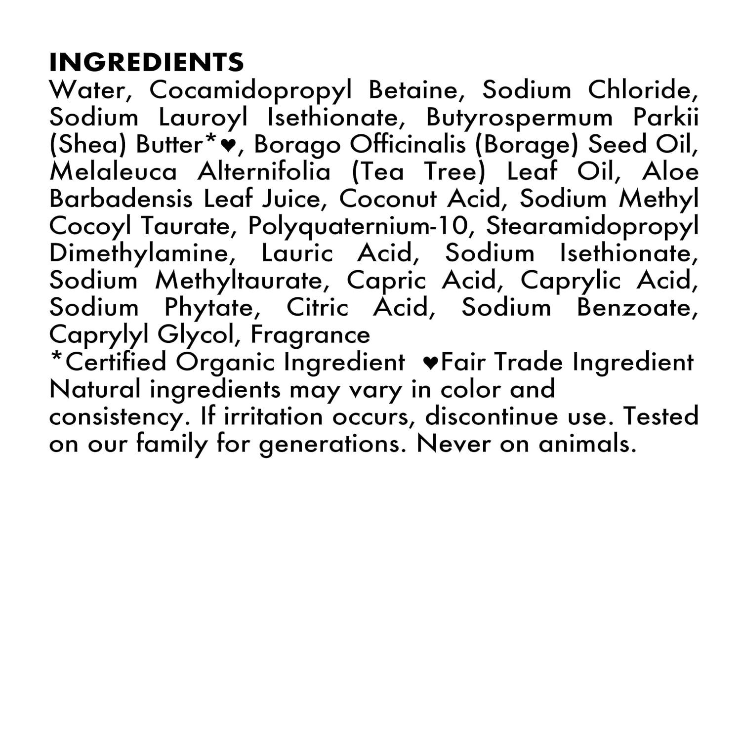 imageSheaMoisture Residue Remover Shampoo for Synthetic and Natural Hair Tea Tree and Borage Seed Sulfate Free Clarifying Shampoo 13 Ounce13 Fl Oz Pack of 1