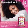 Voice of Hair Gummies – Support Healthy Hair, Glowing Skin and Strong Nails. – No Artificial Colors – Formulated and Bottled in the USA – Cherry Flavor with Biotin, B-Vitamins and Folic Acid – 60count