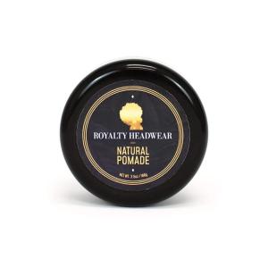 Royalty Headwear Natural Wave Pomade – Silky & Moisturized Hair, Strong Hold, Easy Wash – Men’s Grooming Supplies, Natural Ingredients (3.5oz)