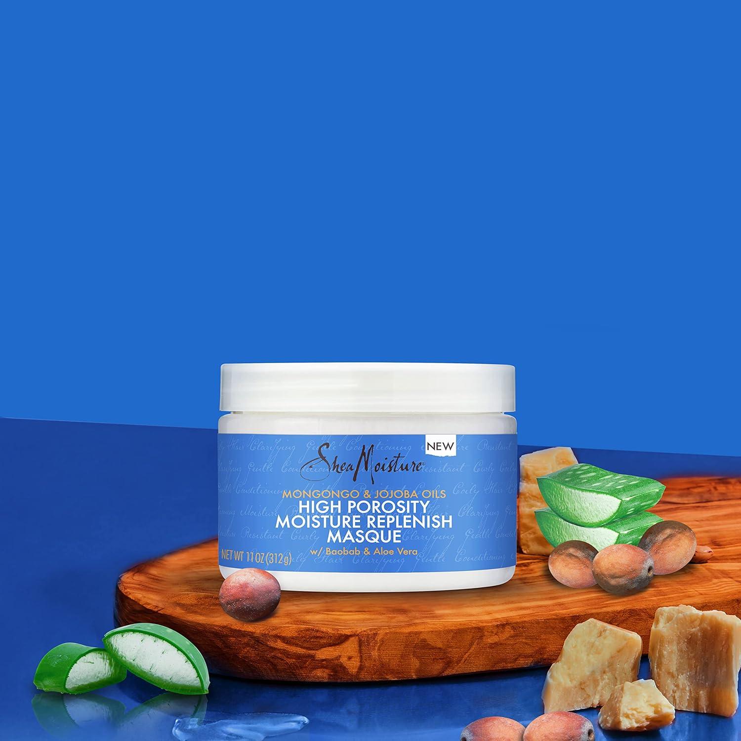 image:imageSheaMoisture Deep Conditioning Hair Masque for Curly Coily Hair High Porosity Deep Conditioner to Fortify Hair 11 oz11 Ounce Pack of 1