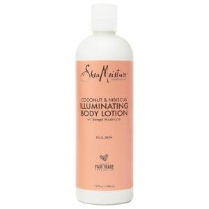 SheaMoisture Coconut Oil and Hibiscus Illuminating Body Lotion for Dull, Dry Skin, 13 Fl Oz(Body Lotion)