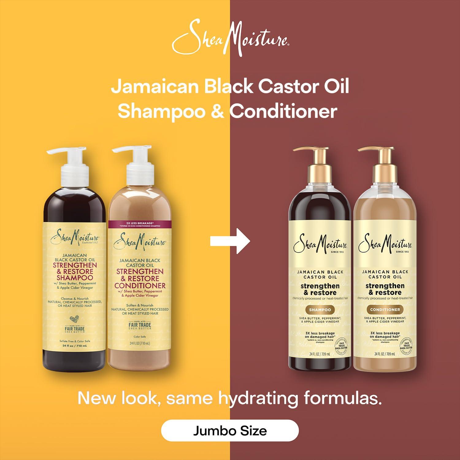 image:imageSheaMoisture Jamaican Black Castor Oil Strengthen amp Restore Shampoo and Conditioner Set 24 Oz Ea24 Fl Oz Pack of 2