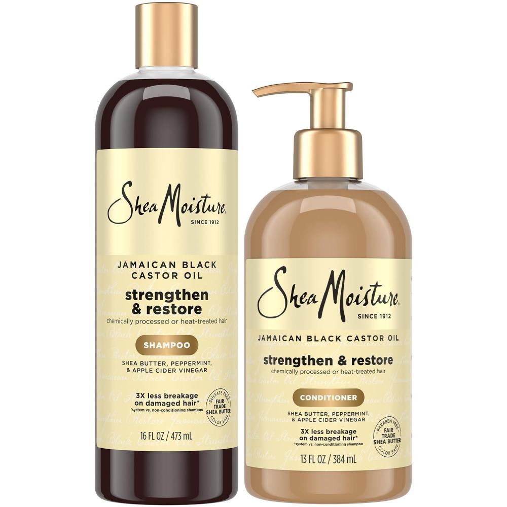 image:imageSheaMoisture Jamaican Black Castor Oil Strengthen amp Restore Shampoo and Conditioner Set 24 Oz Ea2 Piece Set