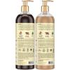 SheaMoisture Jamaican Black Castor Oil Strengthen & Restore Shampoo and Conditioner Set, 24 Oz Ea(24 Fl Oz (Pack of 2))